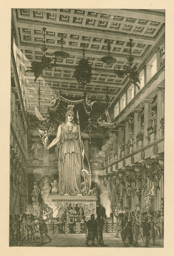 Interior of the Parthenon 1882