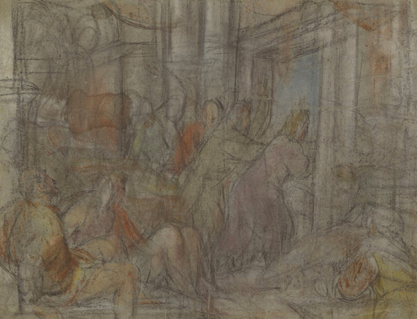 Christ Driving the Money Changers from the Temple 1570