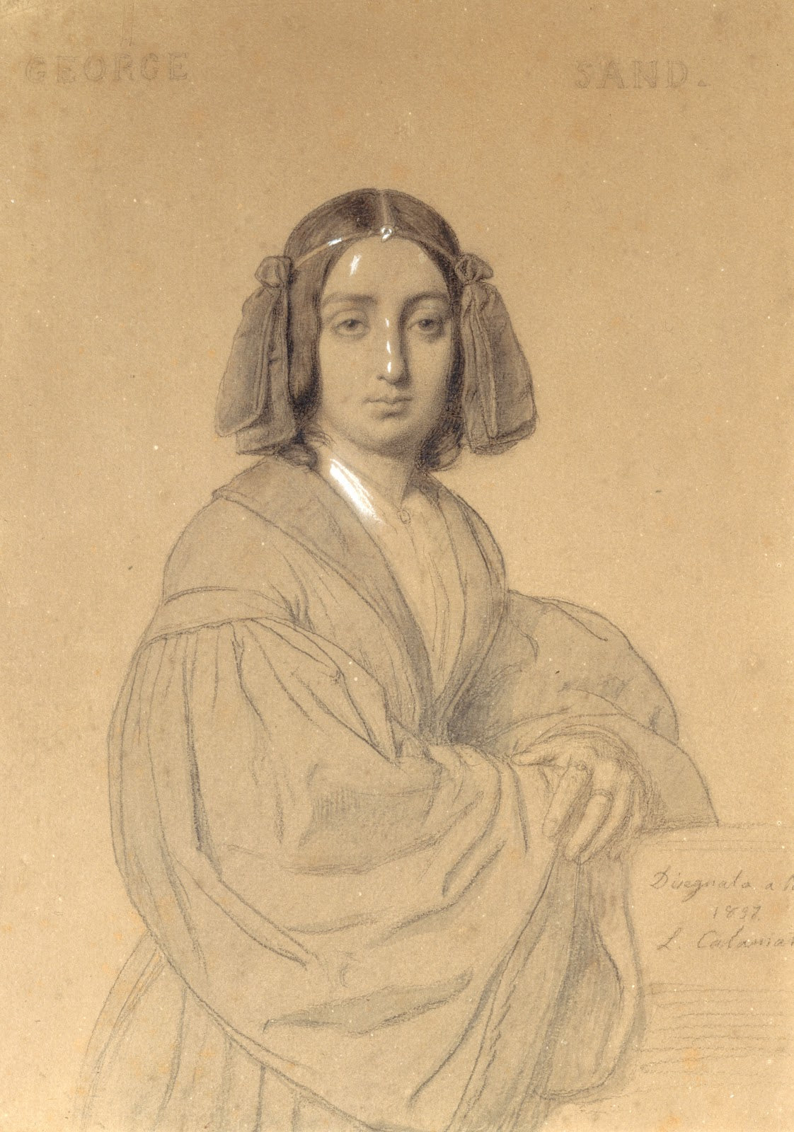 Portrait de George Sand 1837
