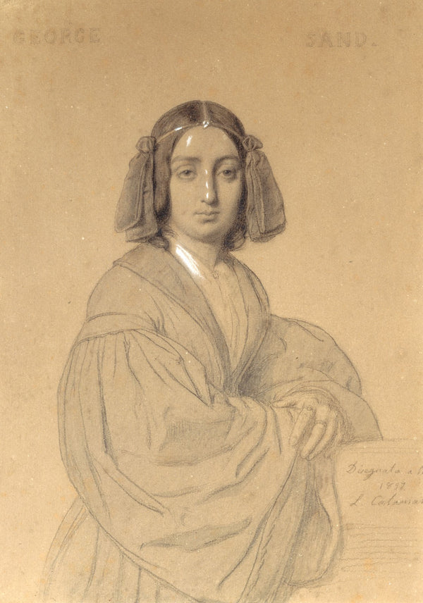 Portrait de George Sand 1837