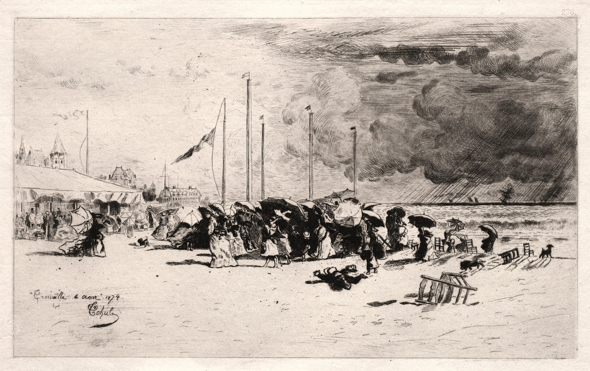 The Squall at Trouville 1874