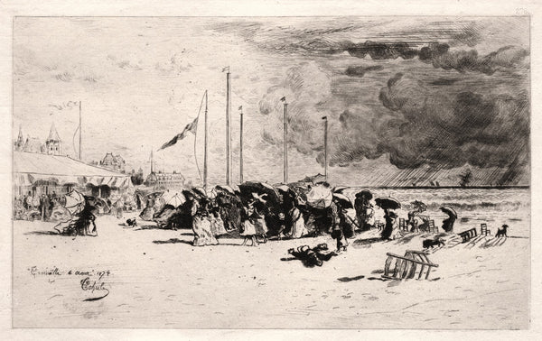 The Squall at Trouville 1874