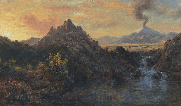 View of the Cordilleras near Cotopaxi circa 1857 59