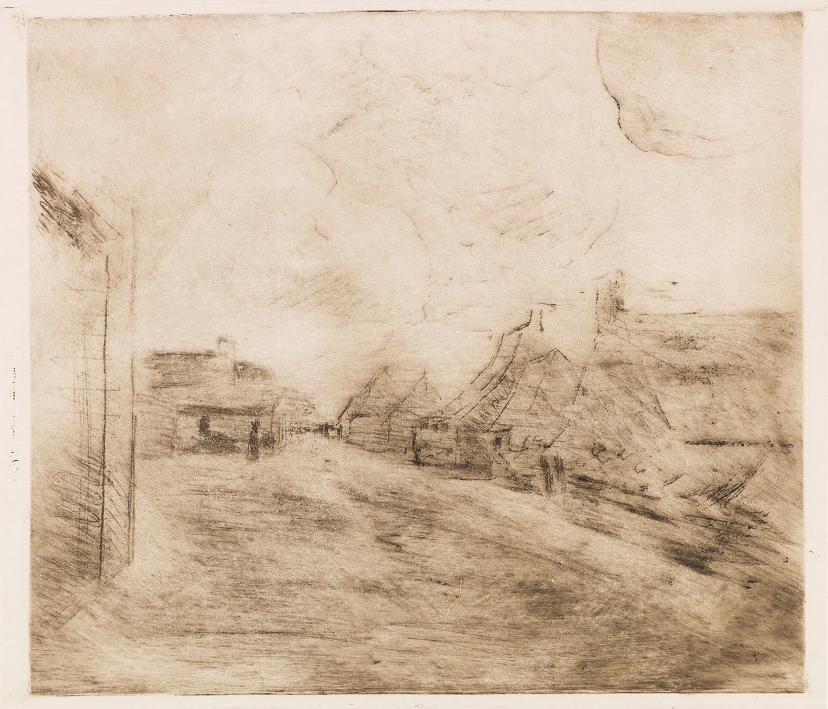 Straße in Zandvoort 1890