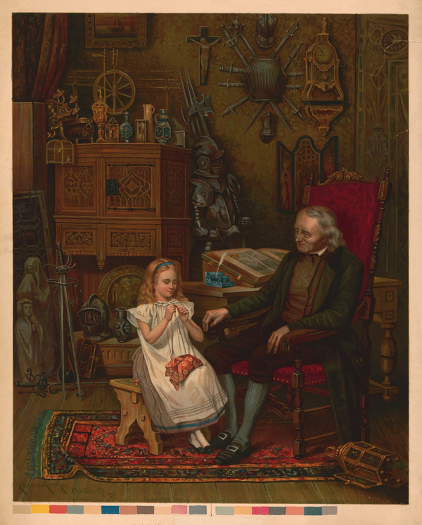 Little Nell and her Grandfather 1875