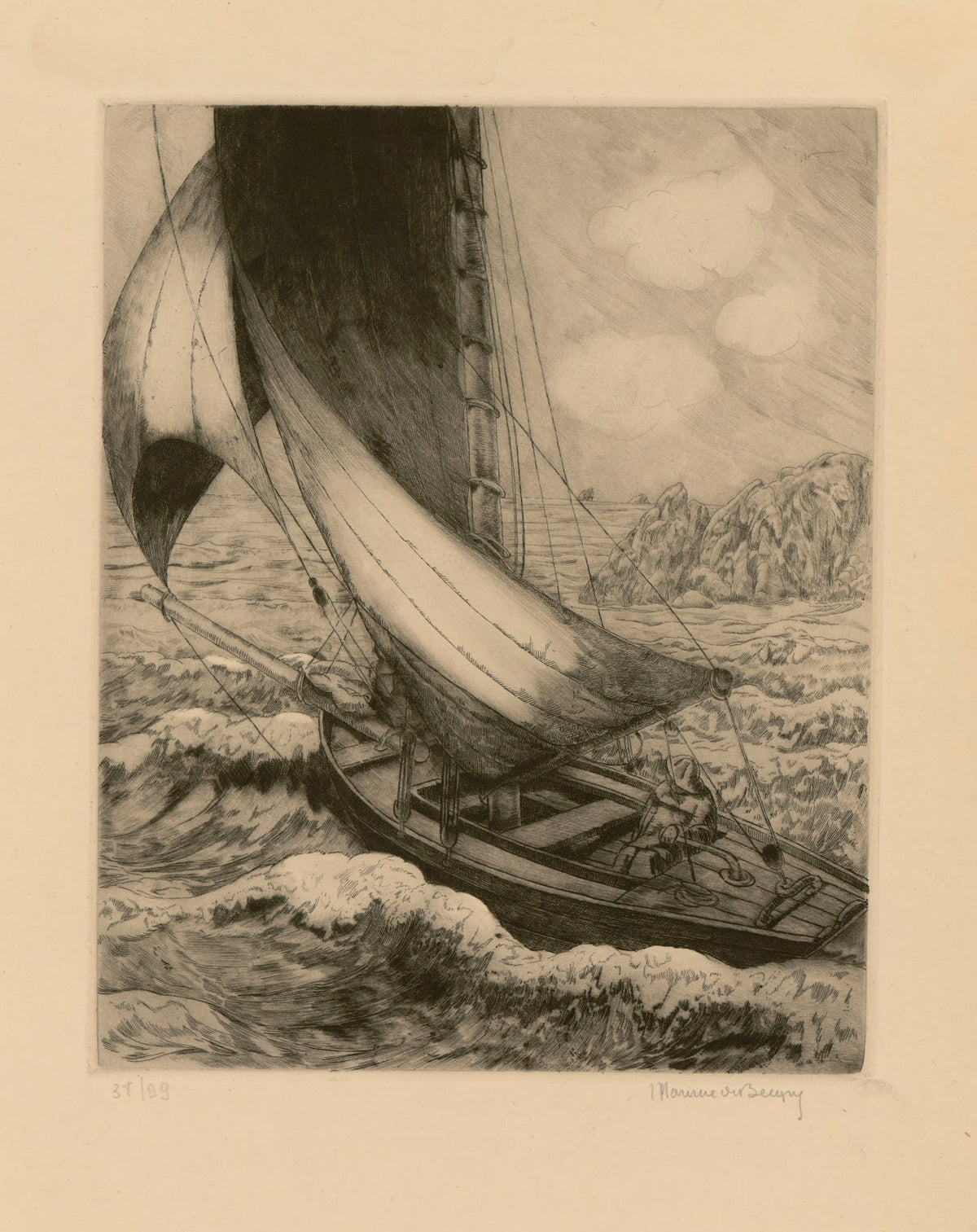 Six marines de Maurice de Becque Pl5 19th century