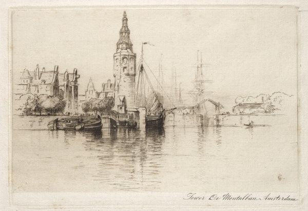 Montalbaans Tower Province of North Holland Netherlands c 186090