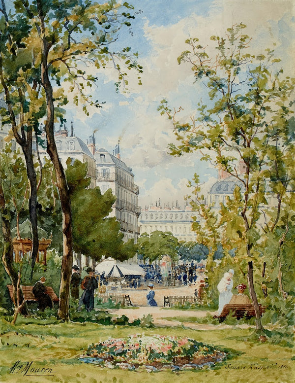 Square Raspail 1891