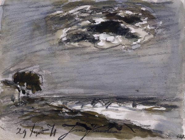 Marine par gros temps 1871