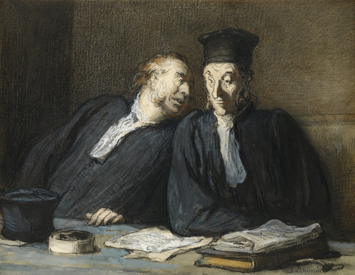 Two Lawyers Conversing 1808 1879