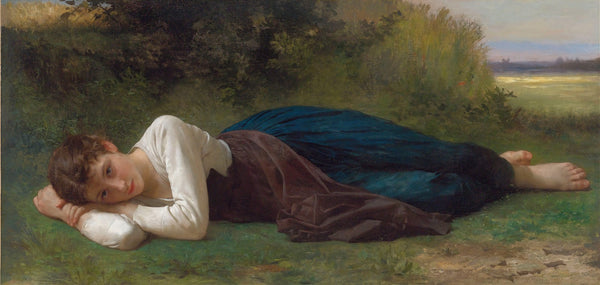 Le Repos Jeune Fille Couchée 1880