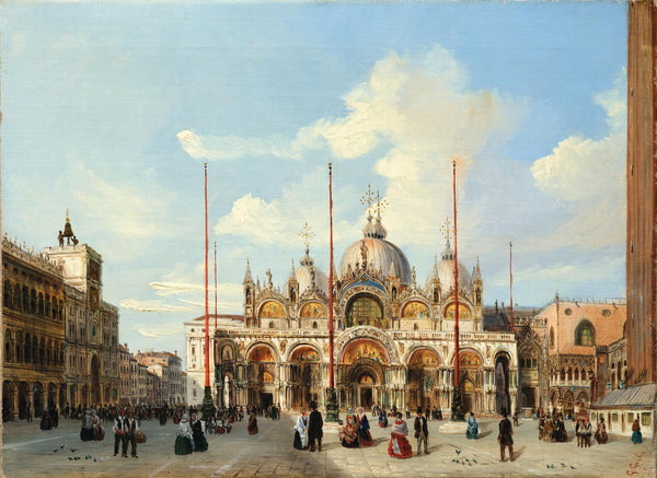 A View of the St Marks Square 1859