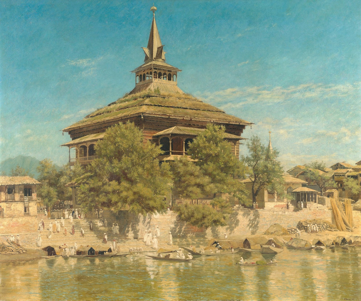 The Shah Hamadans Mosque in Srinagar Kashmir 1891