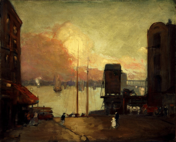 Cumulus Clouds East River 1901 1902