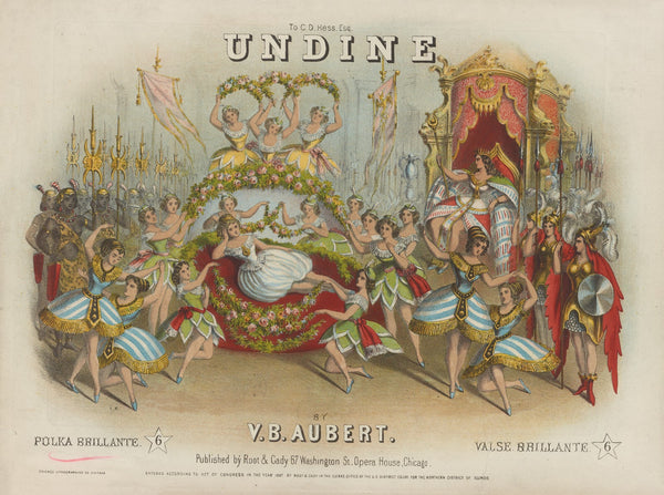 Undine by V B Aubert 1867