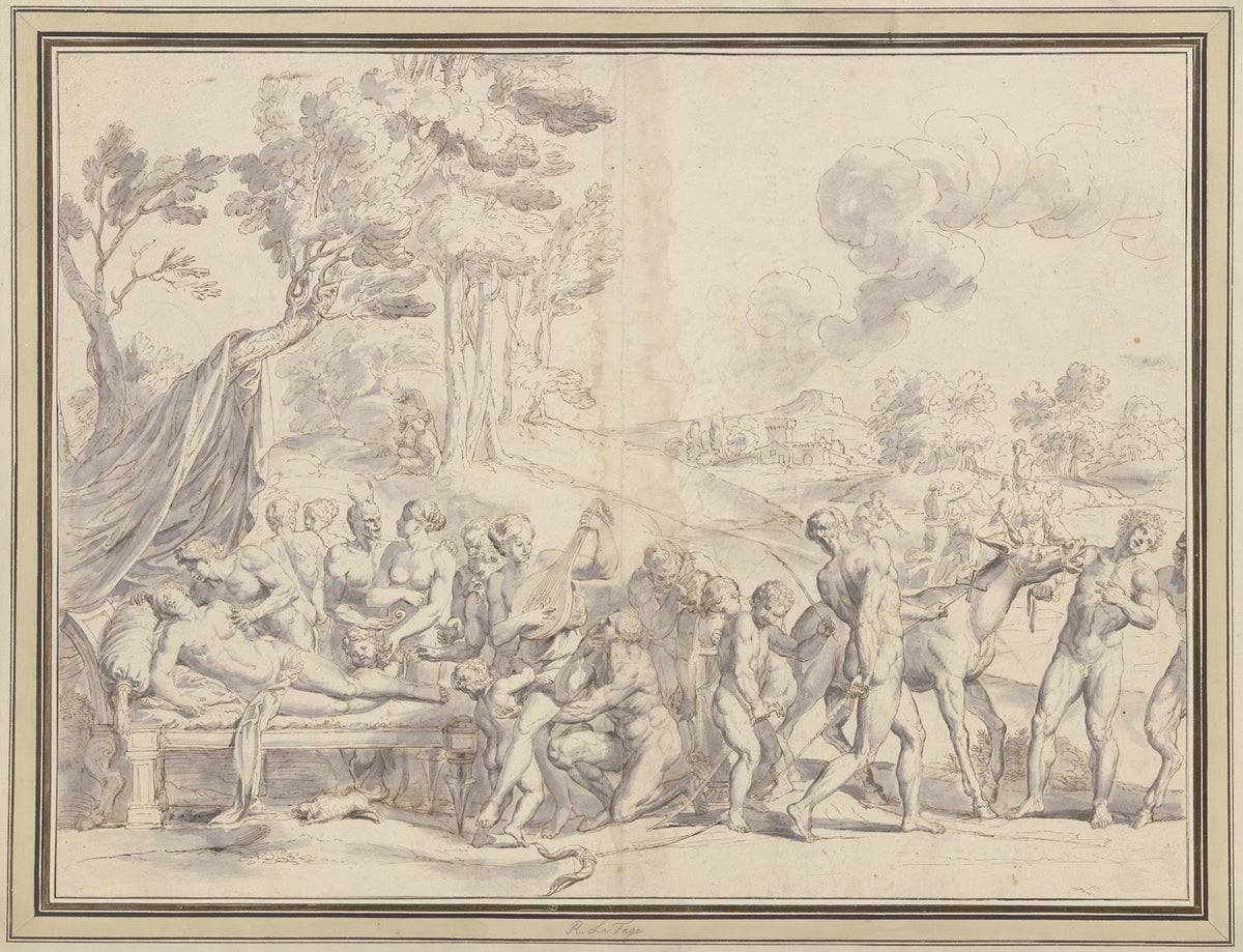 Vermählung des Bacchus und der schlafenden Ariadne