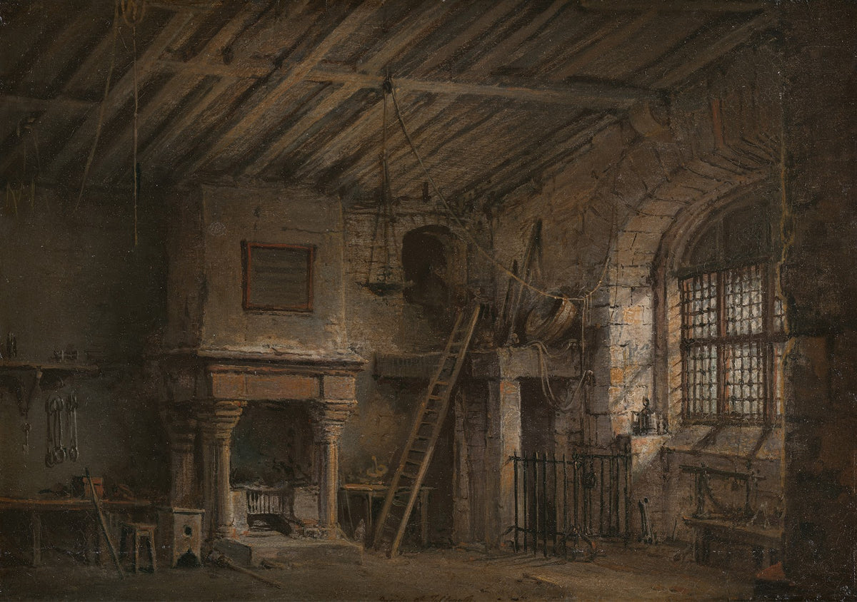 Stage Design for Heart of Midlothian The Tolbooth ca 1819