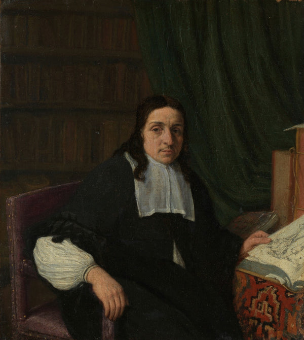 Portrait of a Collector possibly Constantijn Sennepart 1625 1703 c 1665