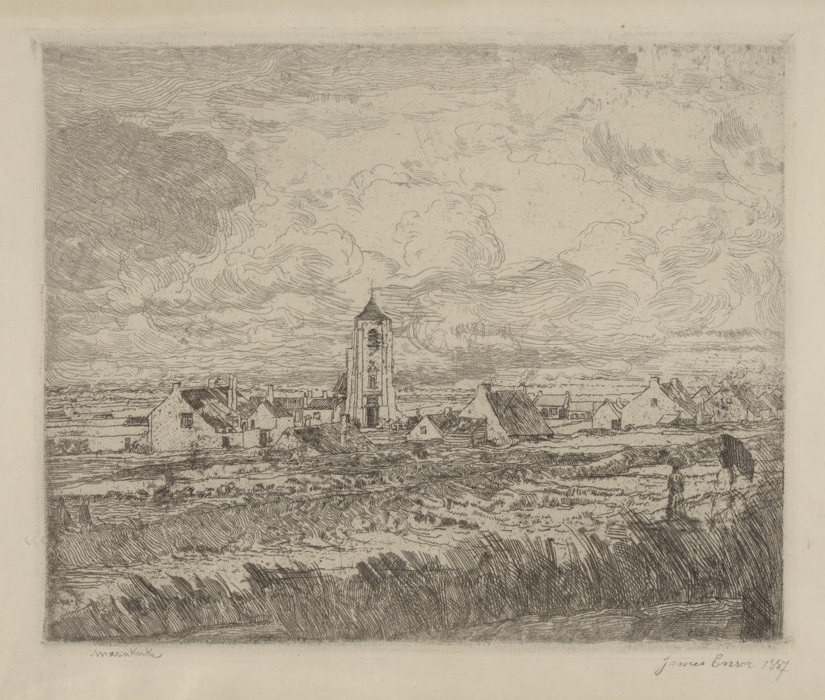 Grand view of Mariakerke 1887