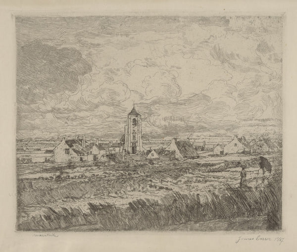 Grand view of Mariakerke 1887