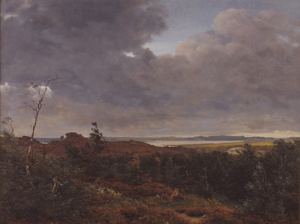 View of Frederiksværk from Tisvilde Wood North Zealand 1838   1839