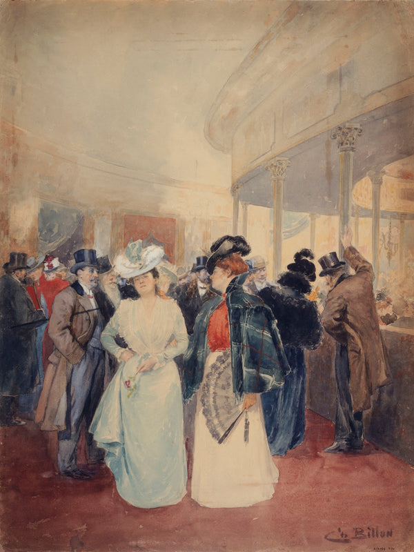 Le promenoir du Moulin Rouge 1890