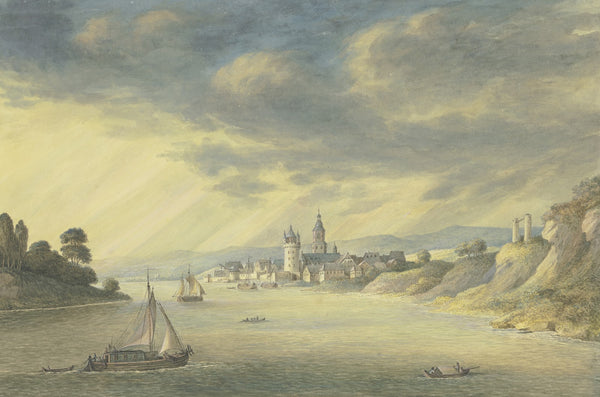 Ansicht von Eltville am Rhein 1803