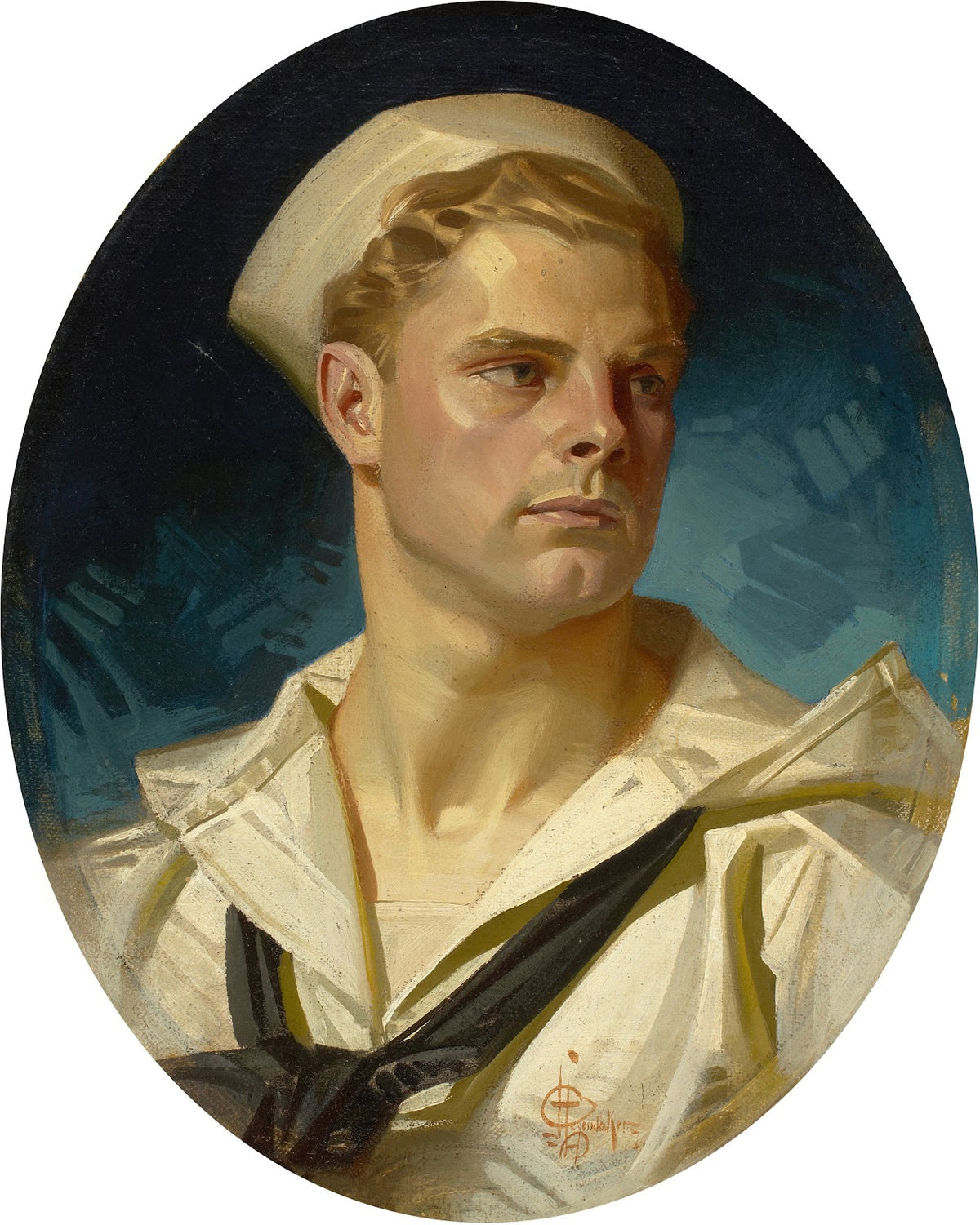 Charles Beach  WWI American Sailor 1918