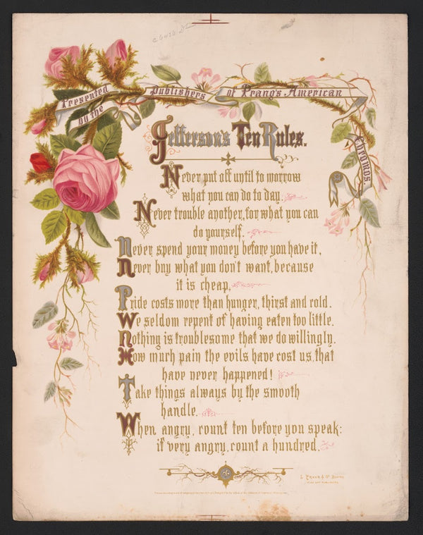 Jeffersons ten rules 1873