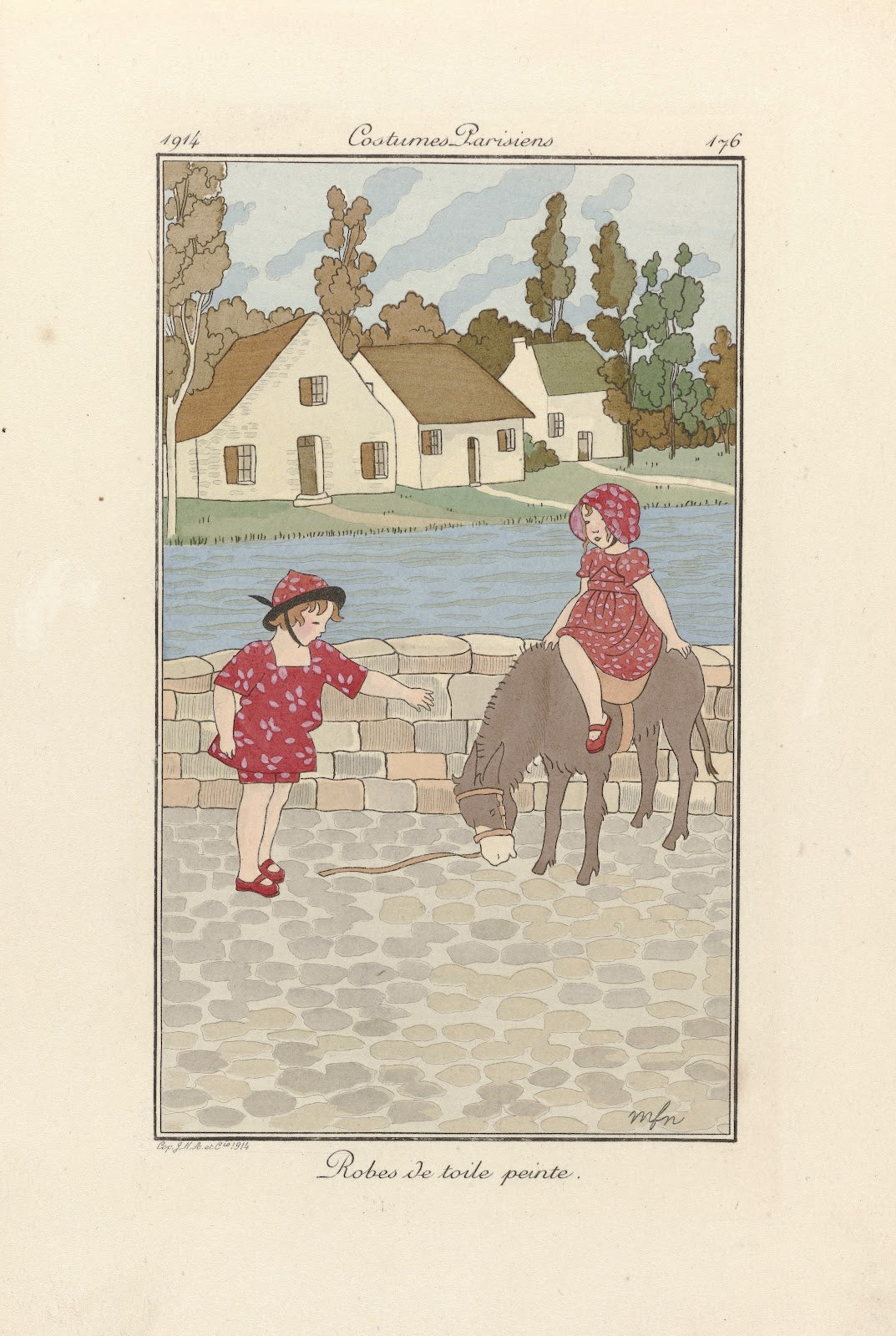 Robes de toile peinte 1914