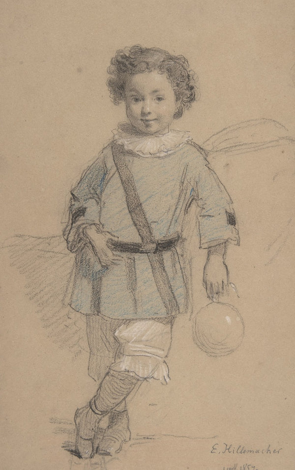 Sketch of a Young Boy 1857