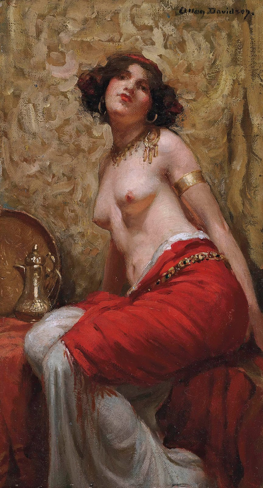 Seated odalisque
