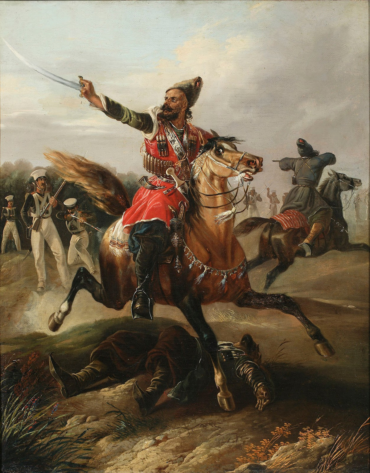 Circassian on horseback 1841