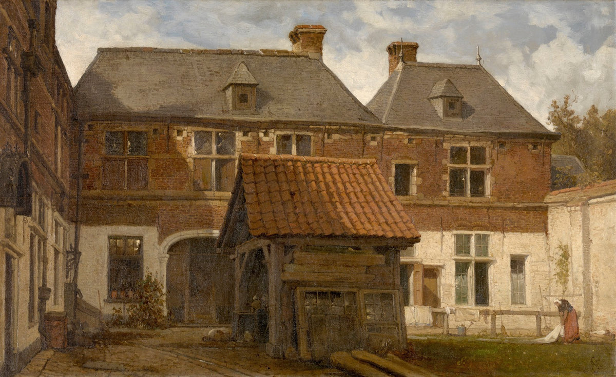 Saint Anna Almshouse in the Otto Veniusstraat Antwerp