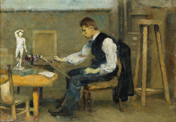 A Man Drawing 1893