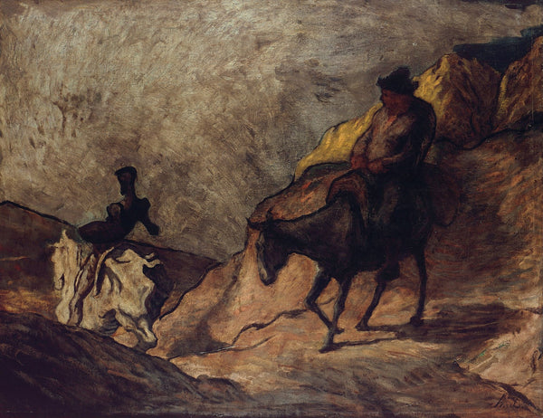Don Quichotte et Sancho Pansa 1866 or 1868