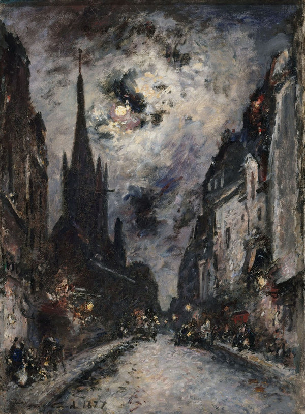La Rue Saint Séverin actuel 5ème arrondissement 1877