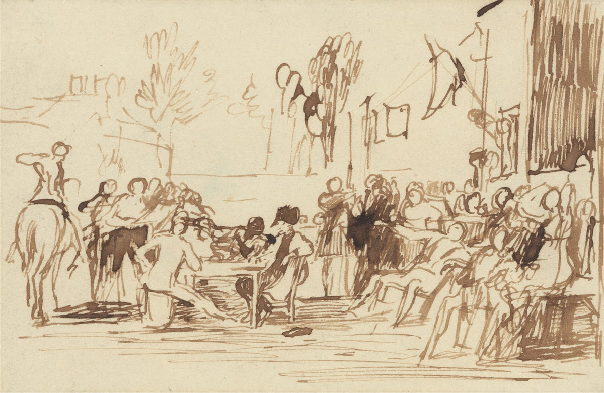 The Chelsea Pensioners Reading the Waterloo Dispatch before 1822