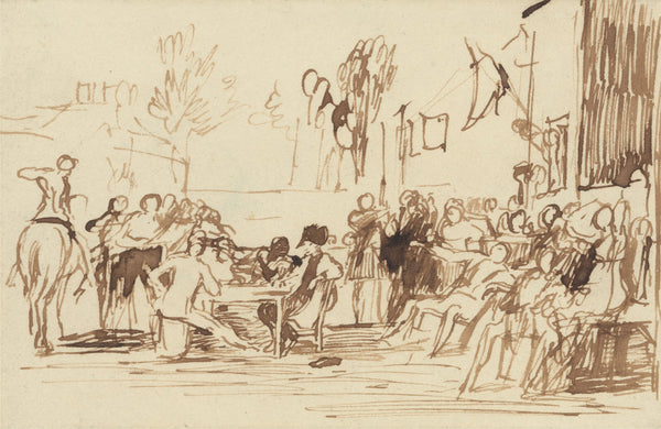 The Chelsea Pensioners Reading the Waterloo Dispatch before 1822