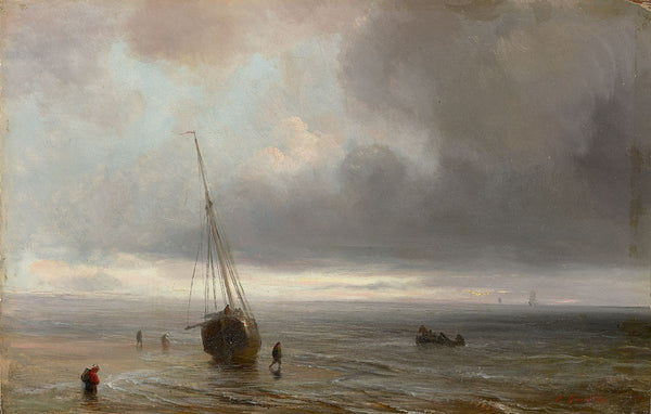 Beach scene after 1866 67