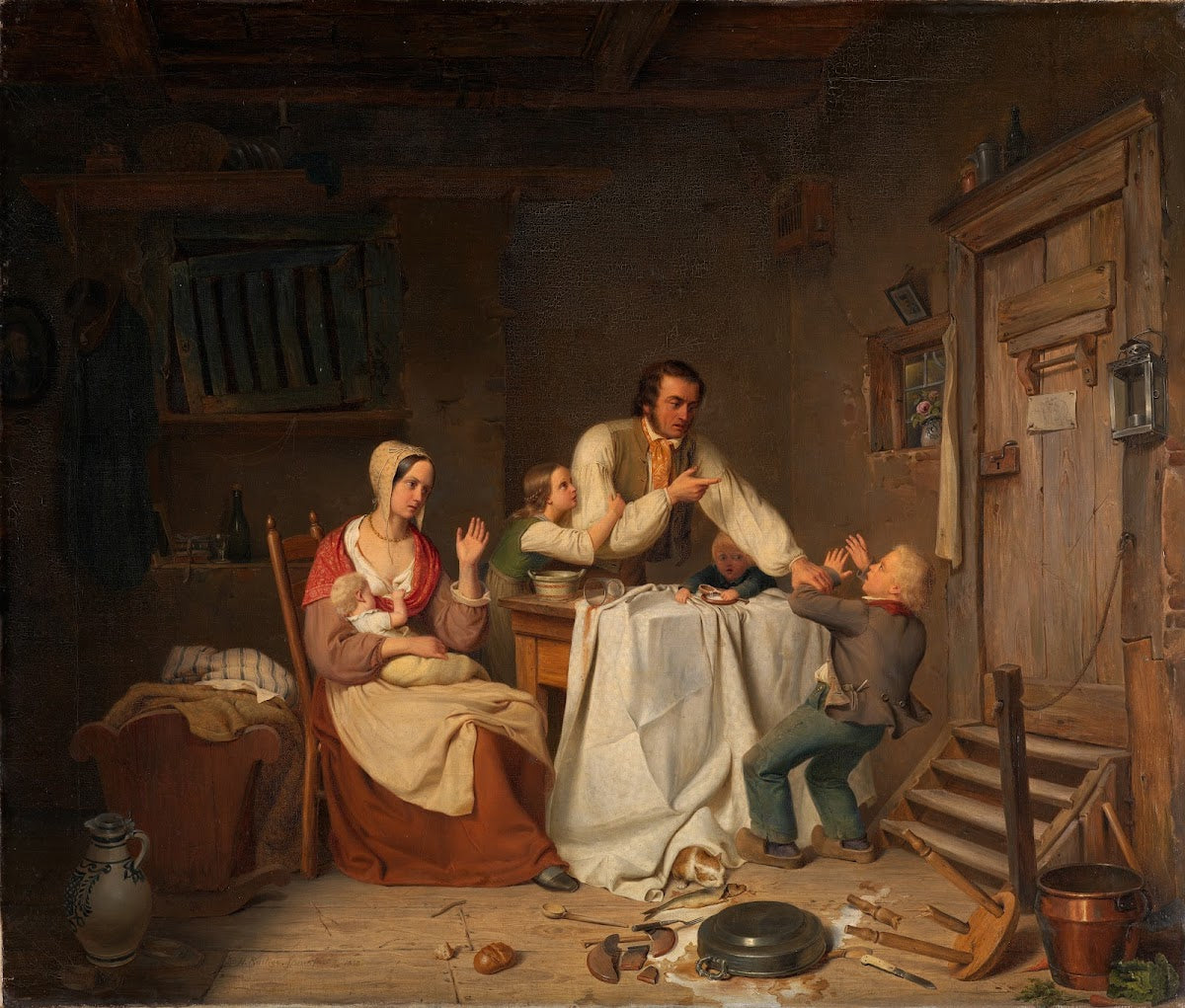 Unterbrochene Mahlzeit 1838