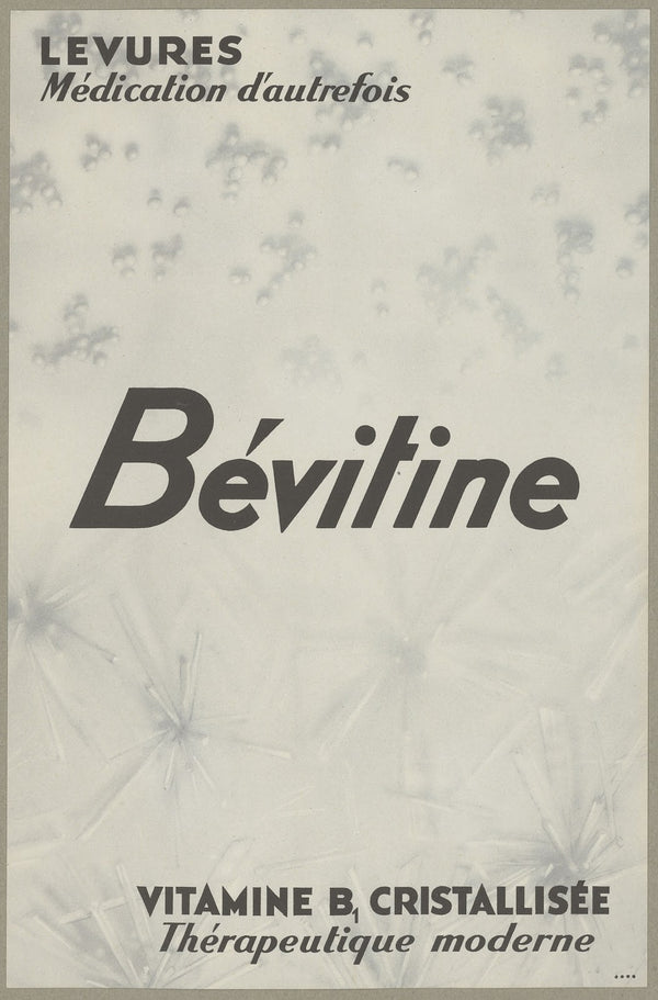 Bévitine 1910 1950