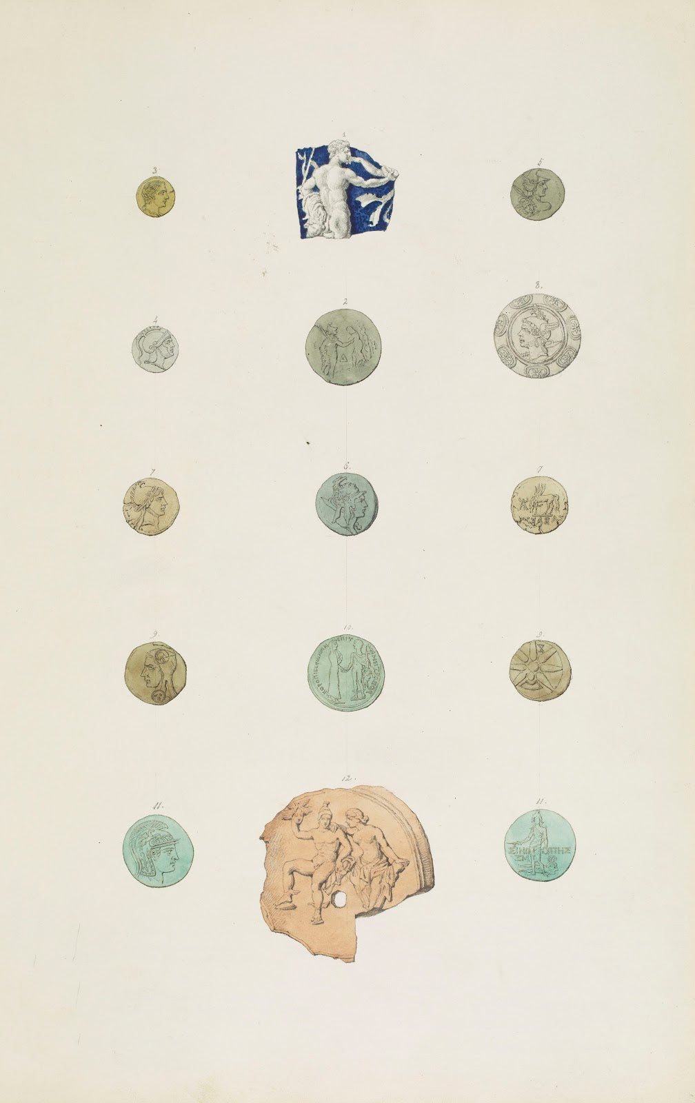 Monuments antiques dessinés Pl037 1830 1866