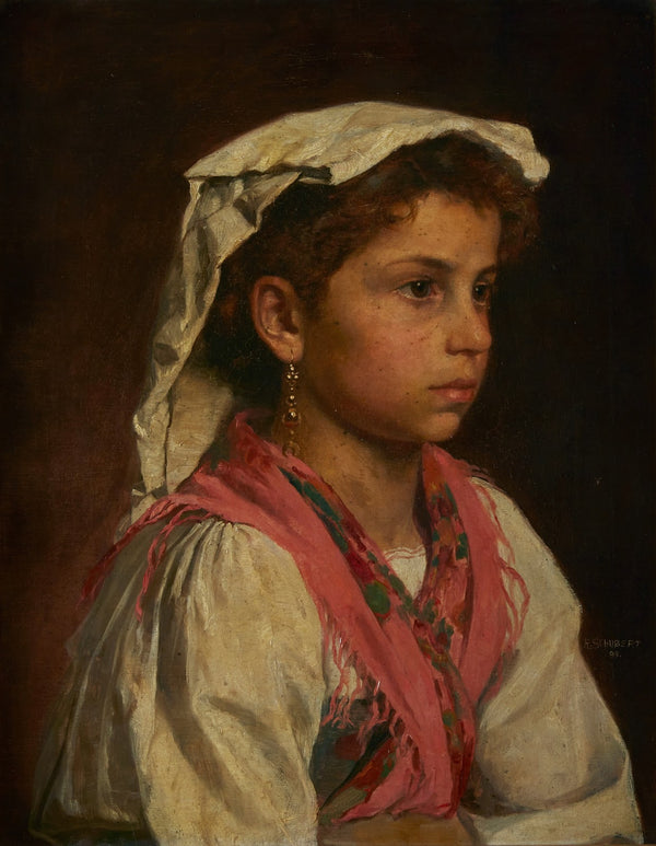 A young Italian girl 1898