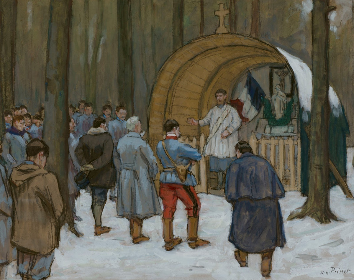 la messe au camp R 1917