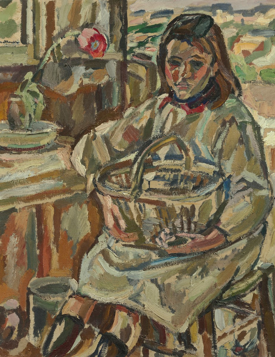 Petite fille au panier 1923