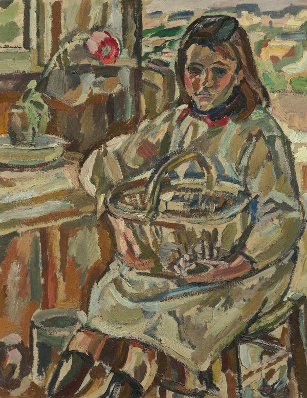 Petite fille au panier 1923