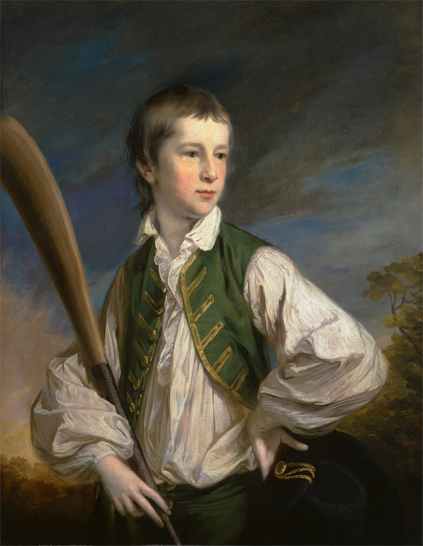 Charles Collyer as a Boy with a Cricket Bat