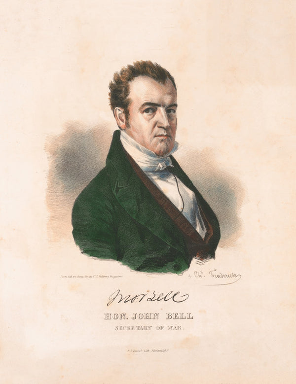 Hon John Bell Secretary of War 1841