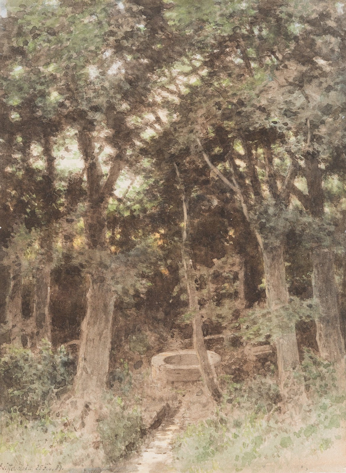 Wood With Well 1889
